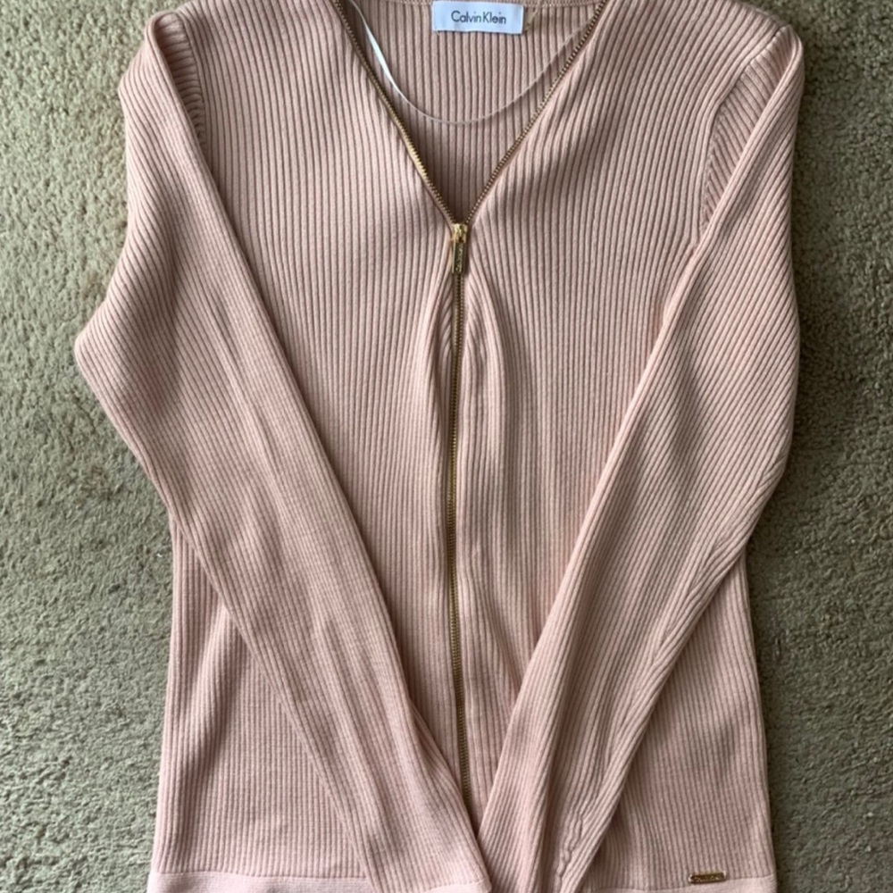 New Calvin Klein Zip Up Jacket/Sweater!